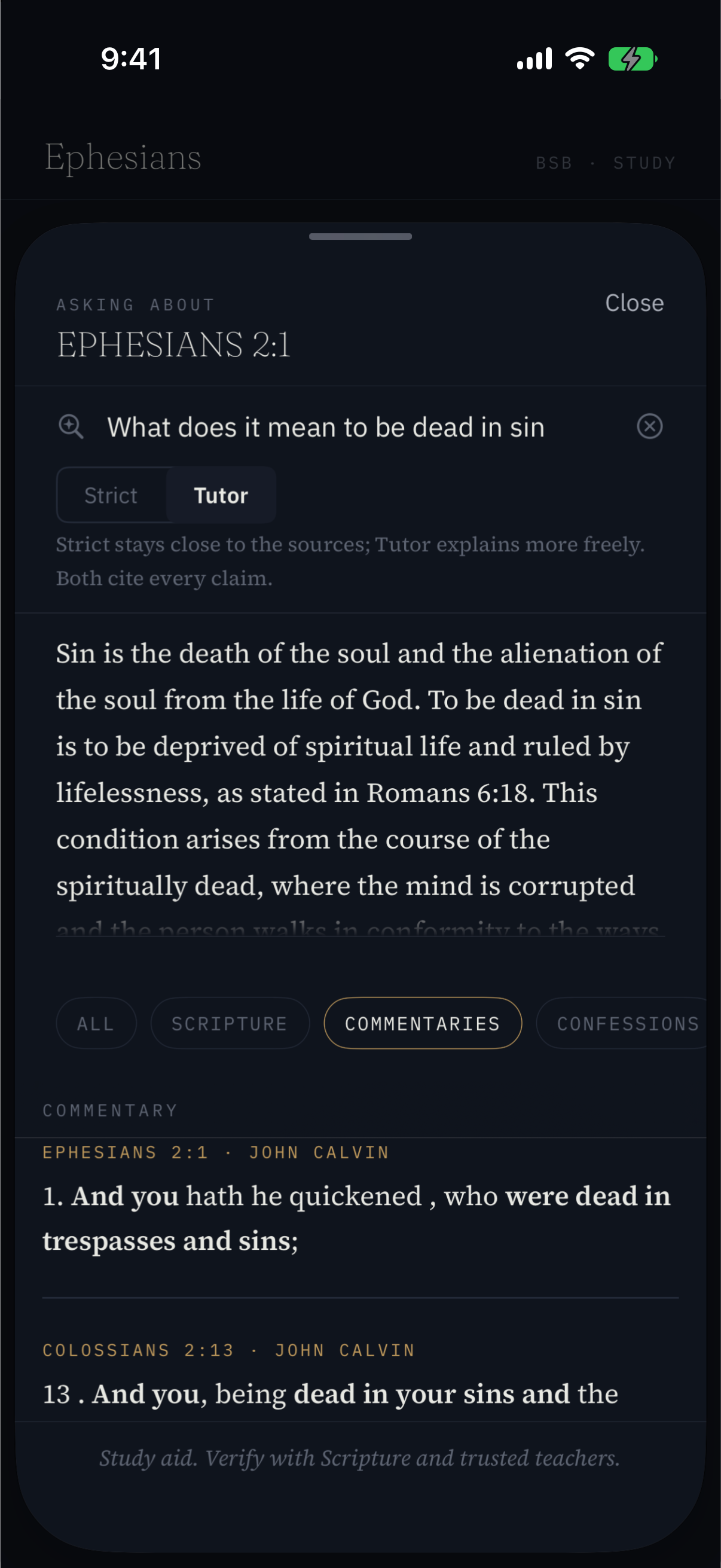 Ask · Grounded Exposition